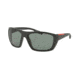Prada PS06SS Single Vision Prescription Sunglasses PS06SS-1BO5X1-61 - Lens Diameter 61 mm, Frame Color Matte Black