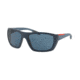 Prada PS06SS Single Vision Prescription Sunglasses PS06SS-VY70D2-61 - Lens Diameter 61 mm, Frame Color Matte Blue