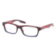 Prada PS07CV Prescription Eyeglasses LAP1O1-5518 - Bordeaux Gradient Blue Frame, Demo Lens Lenses