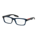 Prada PS07CV Prescription Eyeglasses SMI1O1-55 - Matte Avio Frame