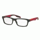 Prada PS07CV Prescription Eyeglasses TFZ1O1-53 - Grey Rubber Frame