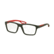 Prada PS07FV Eyeglass Frames UFI1O1-53 - Green Rubber Frame