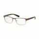 Prada PS50GV Progressive Prescription Eyeglasses, 55mm, Brown Gradient, PS50GV-10U1O1-55-PRO