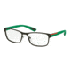 Prada PS50GV Progressive Prescription Eyeglasses UEA1O1-55 - Brown Rubber Frame