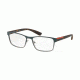 Prada PS50GV Progressive Prescription Eyeglasses YC21O1-53 - Green Gradient Frame