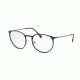 Prada PS50HV Eyeglass Frames TFY1O1-50 - Top Blue/gunmetal Frame