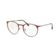 Prada PS50HV Eyeglass Frames U6V1O1-50 - Top Bordeaux Gradient/gunmetal Frame