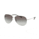 Prada PS50RS Single Vision Prescription Sunglasses PS50RS-1BC0A7-62 - Lens Diameter 62 mm, Frame Color Silver