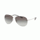 Prada PS50RS Sunglasses 1BC0A7-59 - Silver Frame, Grey Gradient Lenses