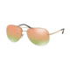 Prada PS50RS Sunglasses ZVN5L2-62 - Pale Gold Frame, Grey Mirror Rose Gold Lenses