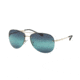Prada PS50RS Single Vision Prescription Sunglasses PS50RS-ZVN5T2-59 - Lens Diameter 59 mm, Frame Color Pale Gold
