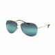 Prada PS50RS Sunglasses ZVN5T2-62 - Pale Gold Frame, Blue Gradient Lenses