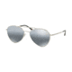 Prada PS50SS Sunglasses 1AP2F2-60 - Matte Silver Frame, Polar Grey Mirror Grad Silver Lenses