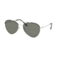 Prada PS50SS Sunglasses GAQ5X1-60 - Silver / Black Frame, Polar Green Lenses