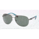 Prada PS51OS Sunglasses DG13O1-62 - Gunmetal Frame, Green Lenses