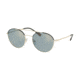 Prada PS51SS Single Vision Prescription Sunglasses, 54mm, Pale Gold/Black, PS51SS-AAV298-54-SV