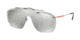 Prada PS51TS Progressive Prescription Sunglasses PS51TS-1BC125-37 - Lens Diameter 137 mm, Lens Diameter 37 mm, Frame Color Silver