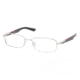 Prada PS52BV #1BC1O1 - Silver Demo Lens Frame