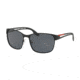 Prada PS52TS Bifocal Prescription Sunglasses, 59mm, Black Rubber, PS52TS-DG05S0-59-BI