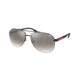 Prada PS52VS Sunglasses 1BO5O0-61 - , Gradient Grey Mirror Silver Lenses