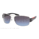 Prada PS53NS Progressive Prescription Sunglasses PS53NS-1BC5I1-65 - Lens Diameter 65 mm, Lens Diameter 65 mm, Frame Color Silver