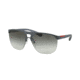 Prada PS53QS Sunglasses TWP0A7-34 - Light Grey Rubber Frame, Grey Gradient Lenses