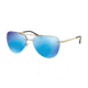 Prada PS53RS Single Vision Prescription Sunglasses PS53RS-ZVN5M2-57 - Lens Diameter 57 mm, Frame Color Pale Gold