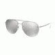 Prada PS53SS Single Vision Prescription Sunglasses PS53SS-QFP2B0-59 - Lens Diameter 59 mm, Frame Color Silver Rubber