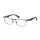 Prada PS54FV Eyeglass Frames UR41O1-53 - Brown Rubber Frame