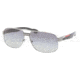 Prada PS54MS Sunglasses 5AV3M1-5913 - Gunmetal Gray Gradient
