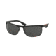 Prada PS54QS Bifocal Prescription Sunglasses PS54QS-DG01A1-63 - Lens Diameter 63 mm, Frame Color Black Rubber