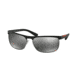 Prada PS54QS Bifocal Prescription Sunglasses PS54QS-DG07W1-63 - Lens Diameter 63 mm, Frame Color Black Rubber/Gunmetal Rubber
