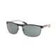Prada PS54QS Bifocal Prescription Sunglasses PS54QS-TIG3C2-63 - Lens Diameter 63 mm, Frame Color Grey Rubber