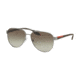Prada PS54TS Sunglasses 5AV1X1-58 - Gunmetal Frame, Green Gradient Lenses