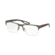 Prada PS55FV Eyeglass Frames DG11O1-56 - Gunmetal Rubber Frame