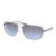 Prada PS55NS Sunglasses 5AV5I1-6016 - Gunmetal Frame, Blue Gray Gradient Lenses