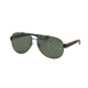 Prada PS55QS Bifocal Prescription Sunglasses PS55QS-DG05X1-59 - Lens Diameter 59 mm, Frame Color Black Rubber
