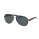 Prada PS55QS Bifocal Prescription Sunglasses PS55QS-DG15Z1-62 - Lens Diameter 62 mm, Frame Color Gunmetal Rubber