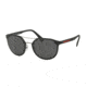 Prada PS55SS Progressive Prescription Sunglasses PS55SS-DG05S0-53 - Lens Diameter 53 mm, Frame Color Black