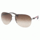 Prada PS56MS Sunglasses 5AV6S1-6214 - Gunmetal Brown Gradient
