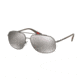 Prada PS56RS Bifocal Prescription Sunglasses PS56RS-DG15K0-60 - Lens Diameter 60 mm, Frame Color Brown/lead Rubber