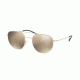 Prada PS56SS Sunglasses ZVN1C0-53 - Pale Gold Frame, Light Brown Mirror Gold Lenses