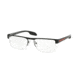 Prada PS57EV Eyeglass Frames 7AX1O1-53 - Black Frame