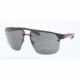 Prada PS57OS Single Vision Prescription Sunglasses PS57OS-1BO1A1-64 - Lens Diameter 64 mm, Frame Color Black Demi Shiny