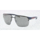 Prada PS57OS Single Vision Prescription Sunglasses PS57OS-PDF7W1-64 - Lens Diameter 64 mm, Frame Color Royal