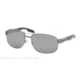 Prada PS58NS Single Vision Prescription Sunglasses PS58NS-7CQ7W1-61 - Lens Diameter 61 mm, Lens Diameter 61 mm, Frame Color Gunmetal Demi Shiny