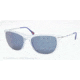 Prada RED FEATHER PS01PS Single Vision Prescription Sunglasses PS01PS-ROT2E0-56 - Lens Diameter 56 mm, Frame Color Light Grey Demi Shiny