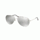 Prada RED FEATHER PS50PS Bifocal Prescription Sunglasses PS50PS-1BC2B0-60 - Lens Diameter 60 mm, Frame Color Steel