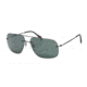 Prada RED FEATHER PS55PS Single Vision Prescription Sunglasses PS55PS-7AX3O1-63 - Lens Diameter 63 mm, Frame Color Black