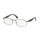 Prada RUBBERMAX PS51GV Bifocal Prescription Eyeglasses 5AV1O1-52 - Gunmetal Shiny/rubber Frame
